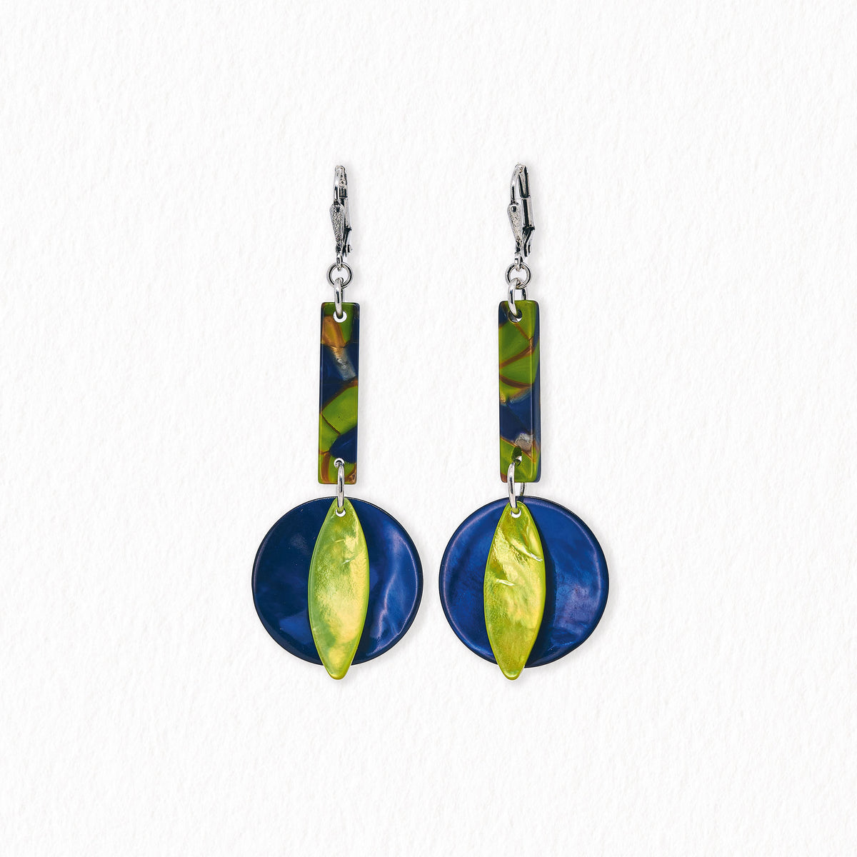 Boucles d'oreilles longues Lys