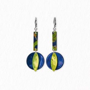 Boucles d'oreilles longues Lys