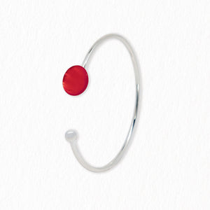Bracelet jonc nacre