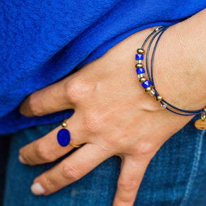 Bague jonc nacre