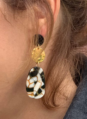 Boucles d'oreilles Patchwork