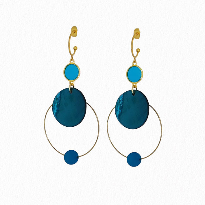 Boucles d'oreilles Atoll