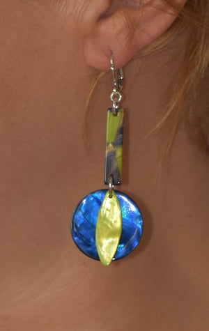 Boucles d'oreilles longues Lys