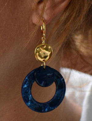 Boucles d'oreilles longues Isaure