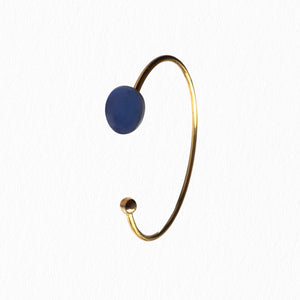 Bracelet jonc nacre doré